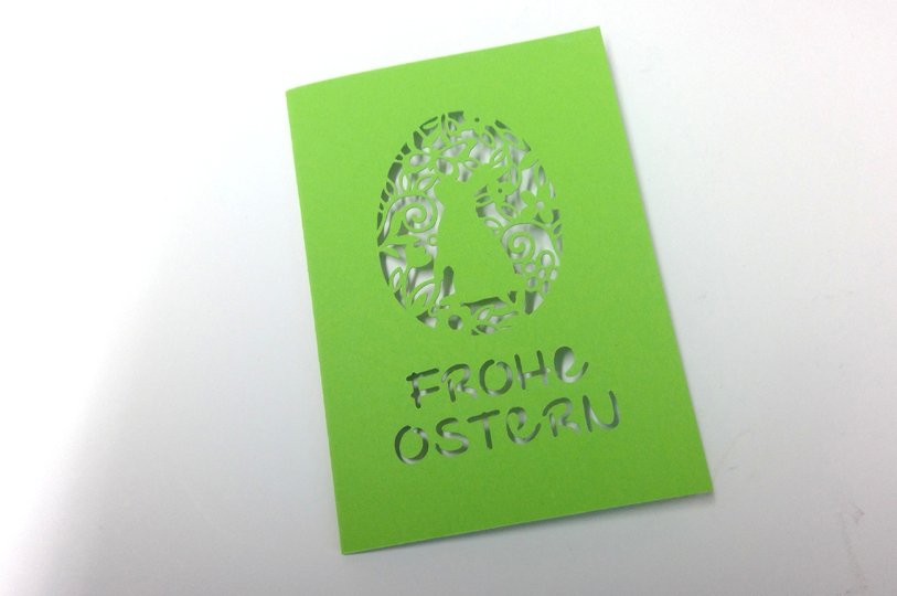 Karte Osterhase Plotterdatei SVG DXF