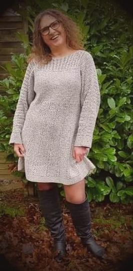 Häkelanleitung Kleid Jeany (Ohne Maschenprobe / Für jede Größe)