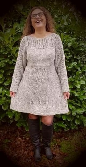 Häkelanleitung Kleid Jeany (Ohne Maschenprobe / Für jede Größe)