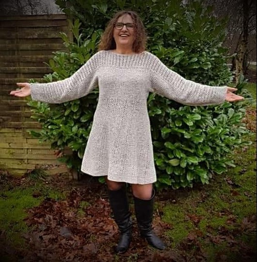 Häkelanleitung Kleid Jeany (Ohne Maschenprobe / Für jede Größe)