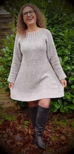 Häkelanleitung Kleid Jeany (Ohne Maschenprobe / Für jede Größe)