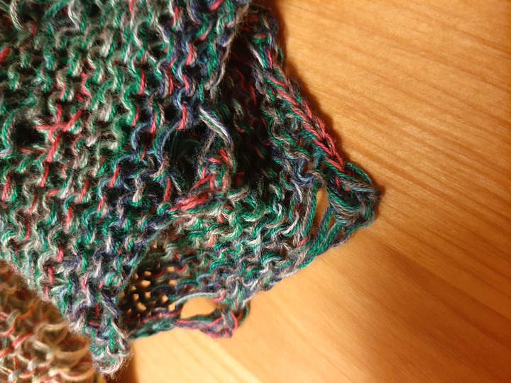 Dreieckstuch stricken in beliebiger Größe, tolles Muster!