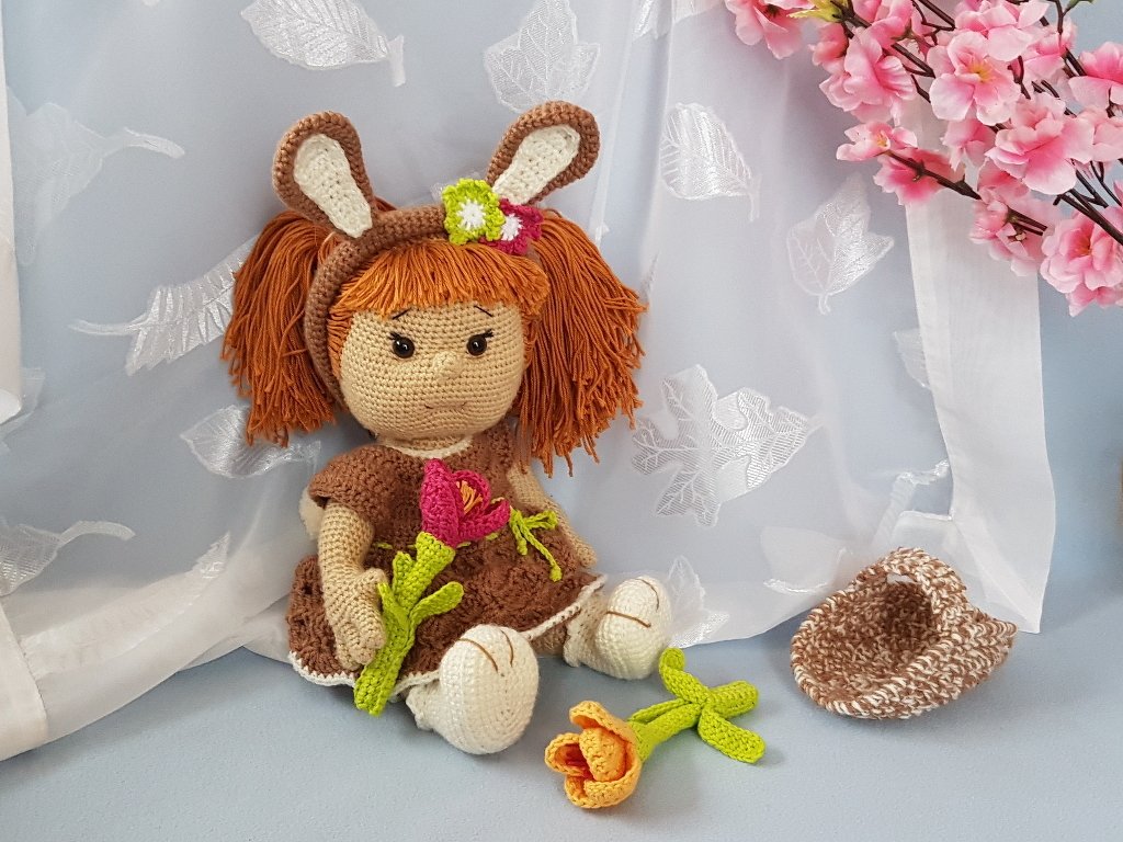 Häkelanleitung, Bonnie das Hasenmädchen