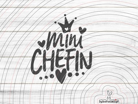 Mini Chefin Plotterdatei SVG DXF