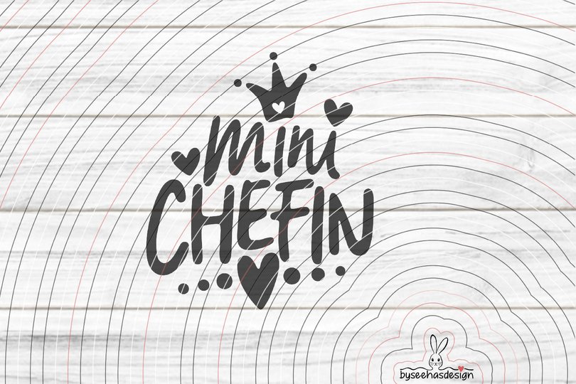 Mini Chefin Plotterdatei SVG DXF