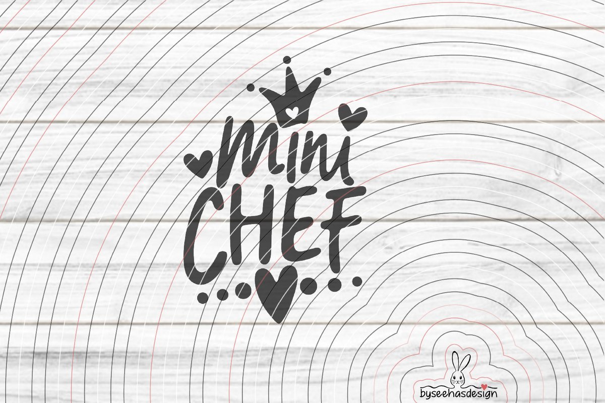 Mini Chef Plotterdatei SVG DXF - Bild 2