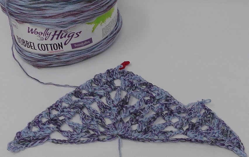 Tuch Krakelei häkeln