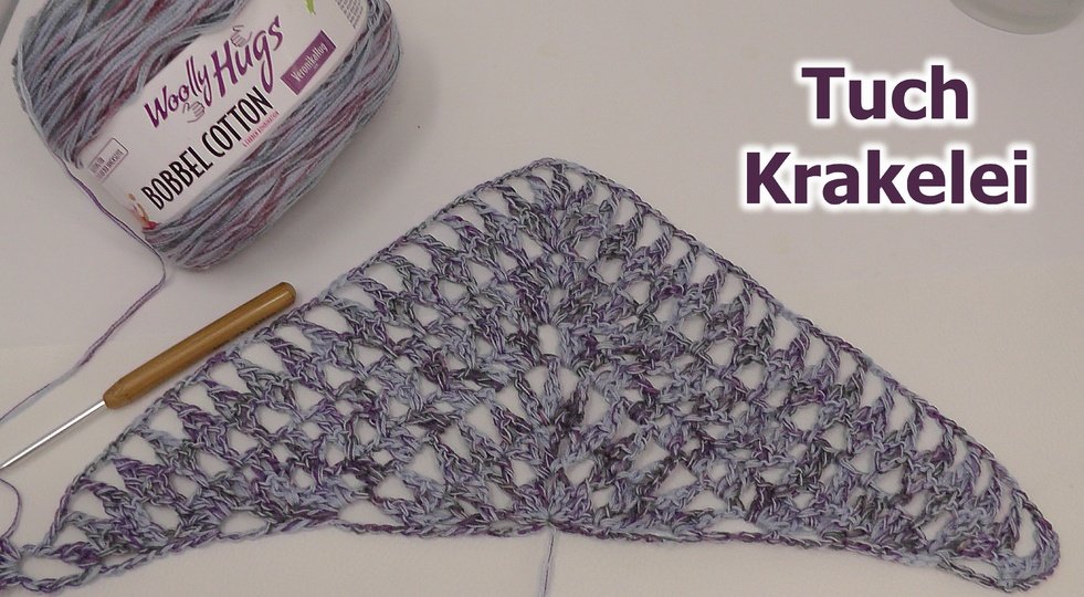 Tuch Krakelei häkeln