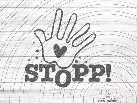 Stopp Plotterdatei SVG DXF