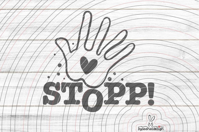 Stopp Plotterdatei SVG DXF