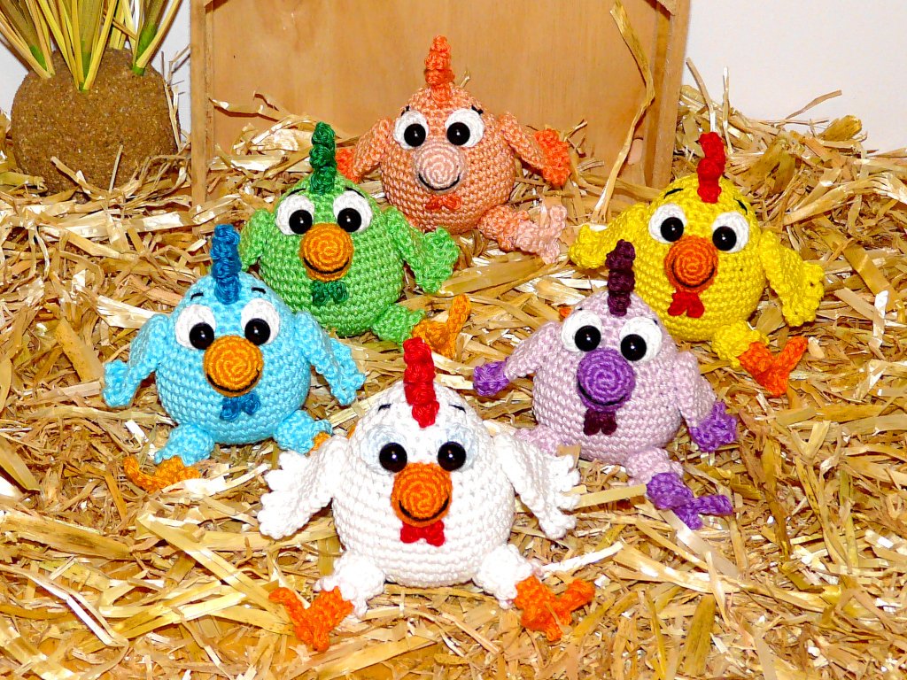 Häkelanleitung lustiges Pummel Huhn - Bild 4