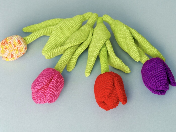 Crochet Pattern - Enchanting Tulips