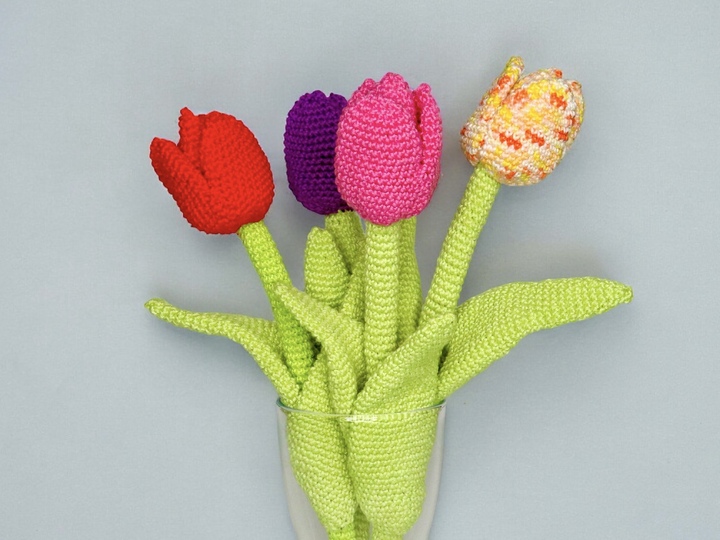 Crochet Pattern - Enchanting Tulips