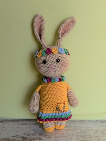 Osterhase und Osternest Häkelanleitung