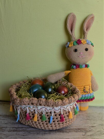 Utensilio (Osternest) häkeln