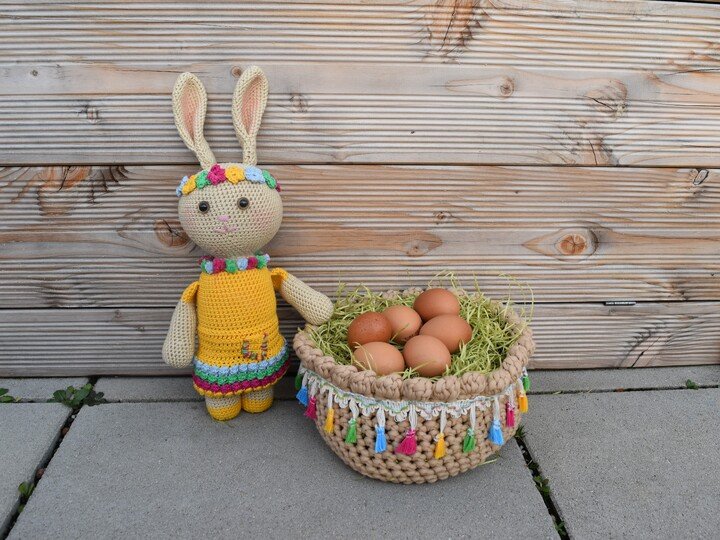 Utensilio (Osternest) häkeln