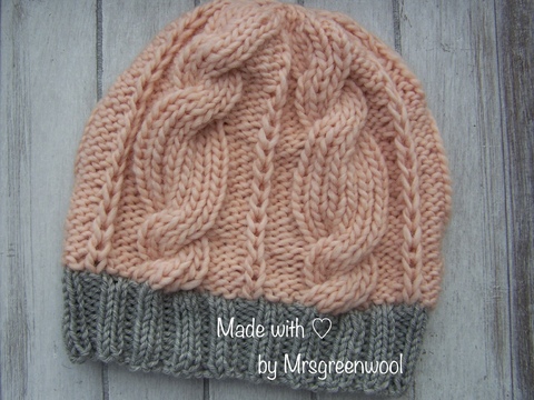 Strickanleitung für Mütze "Romantik"