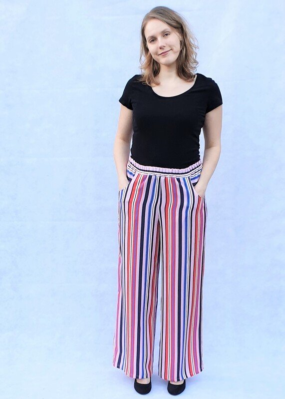 Nele – Weite Hose & Culotte mit Gummizug und Hosentaschen, Gr. 34-50, A4+A0 - Bild 9