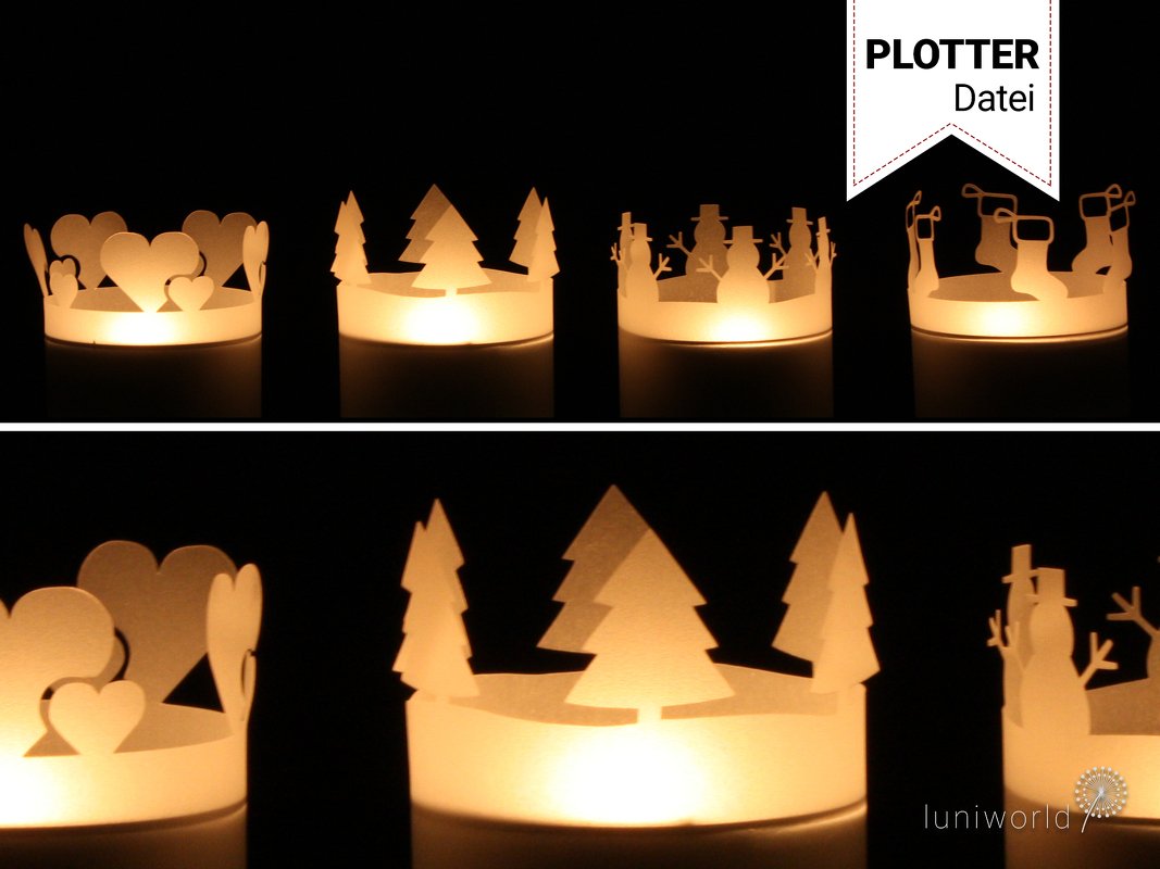Christmas Tealight Cover Plotterfile