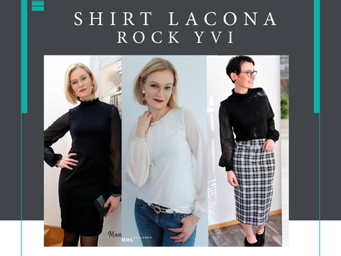Shirt/Kleid LACONA + Rock YVI