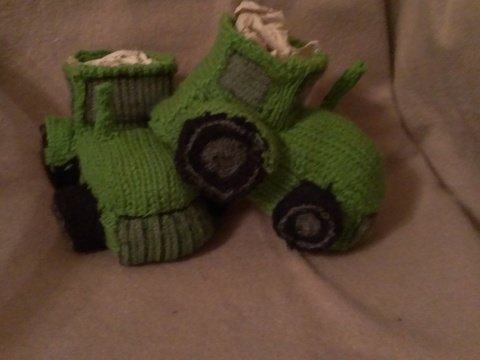 Traktor Hausschuhe Größe 24-25