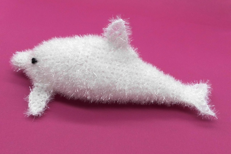 Badeschwamm Spülschwamm Delfin einfach und schnell