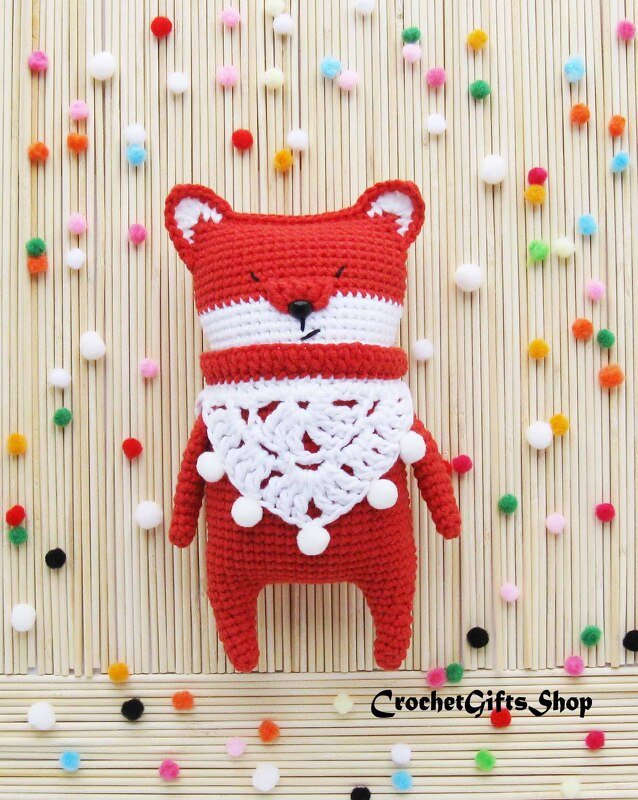 Amigurumi Fox in poncho