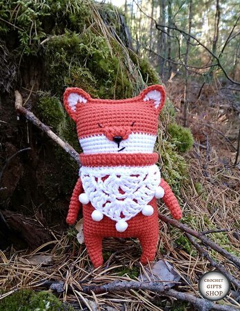 Amigurumi Fox in poncho