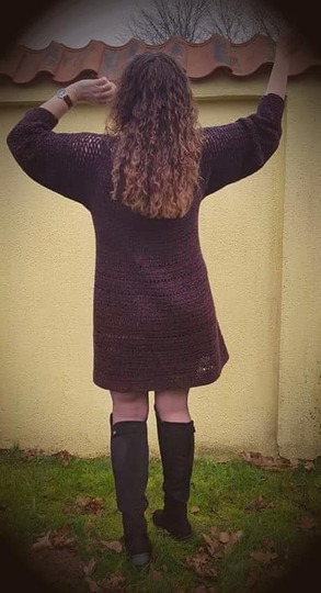 Häkelanleitung Kleid Vernetzte Liebe ( Ohne Maschenprobe / Für jede Größe )