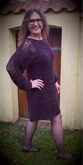 Häkelanleitung Kleid Vernetzte Liebe ( Ohne Maschenprobe / Für jede Größe )