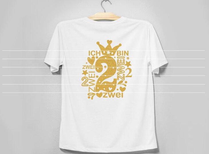 Zahl 2 Plotterdatei SVG DXF