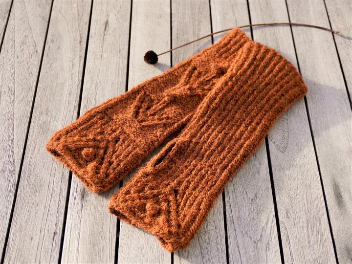 Armstulpen + Handstulpen "Winter's Dreams", Strickanleitung Größe S - L