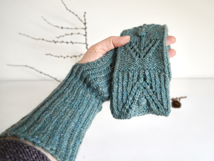 Armstulpen + Handstulpen "Winter's Dreams", Strickanleitung Größe S - L