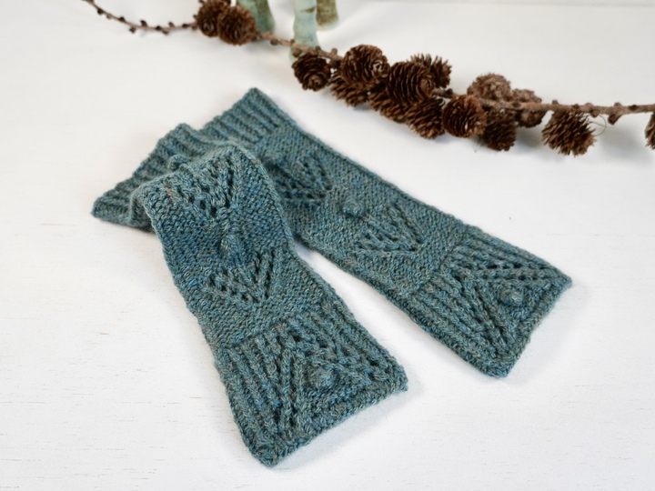 Armstulpen + Handstulpen "Winter's Dreams", Strickanleitung Größe S - L