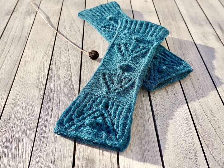 Armstulpen + Handstulpen "Winter's Dreams", Strickanleitung Größe S - L