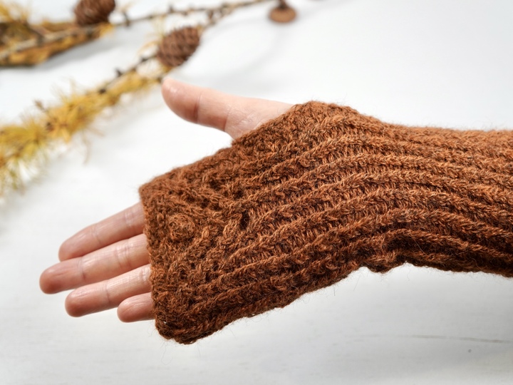 Armstulpen + Handstulpen "Winter's Dreams", Strickanleitung Größe S - L