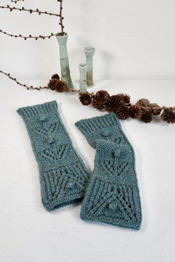 Cuffs / Fingerless Mitts "Winter's Dreams", knitting pattern size S - L