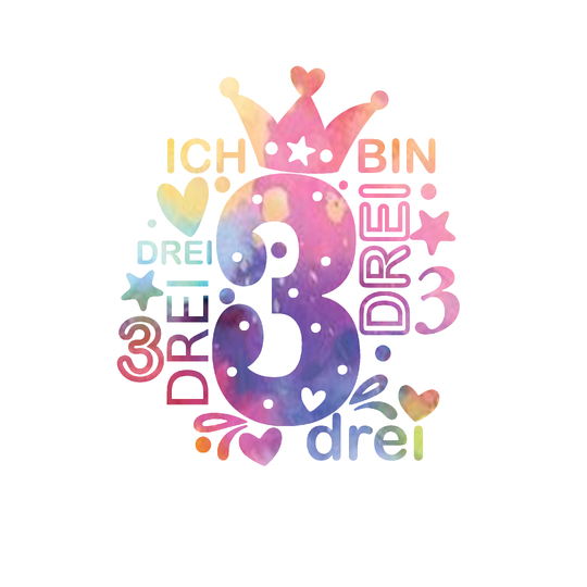 Zahl 3 Plotterdatei SVG DXF