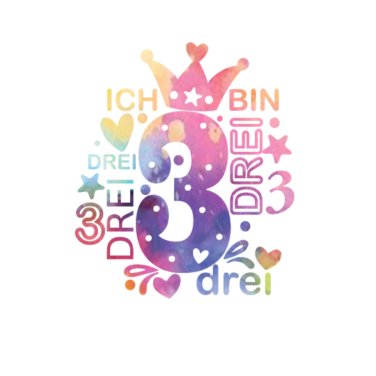 Zahl 3 Plotterdatei SVG DXF