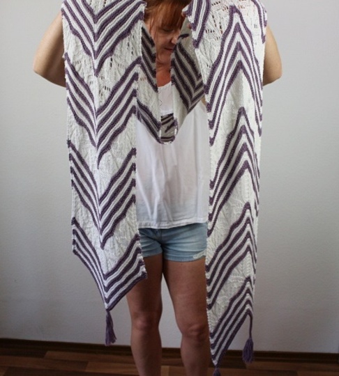 Strickanleitung Schal "Tamoa Wrap"