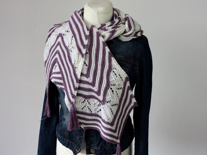 Strickanleitung Schal "Tamoa Wrap"