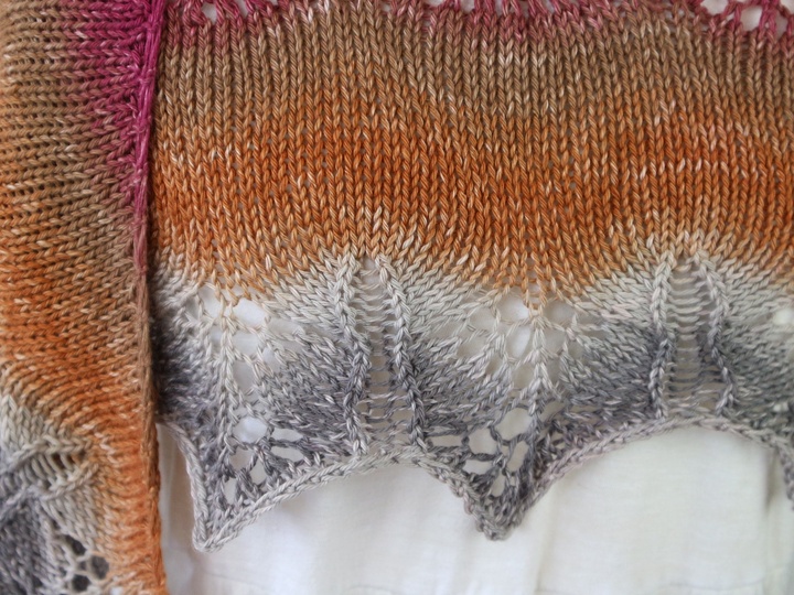 Crescent-Shaped Lace Shawl Knitting Pattern PDF – Daybreak