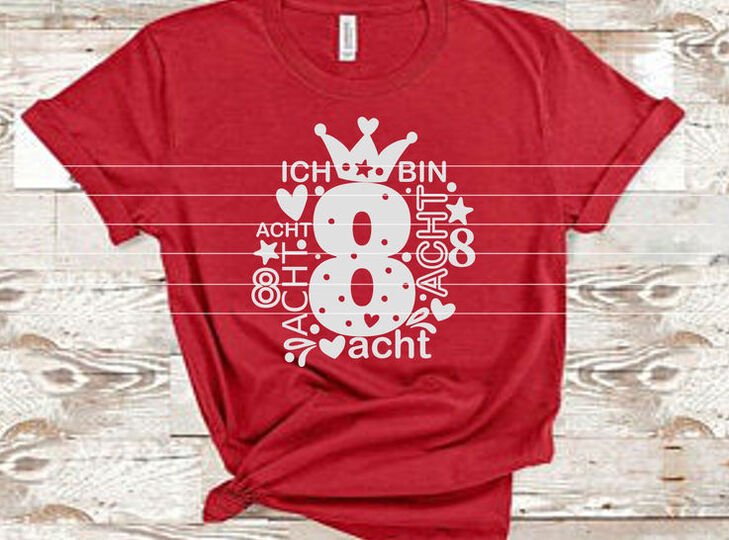 Zahl 8 Plotterdatei SVG DXF