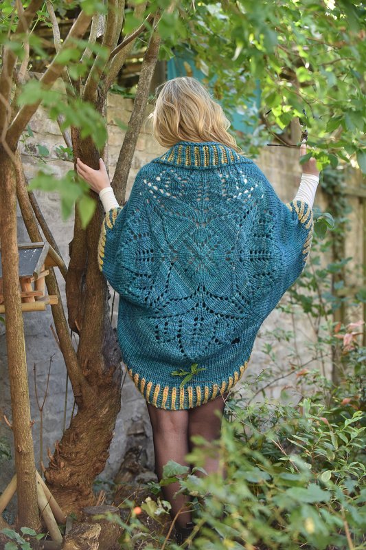 Strickanleitung - Jacke Flowerpower