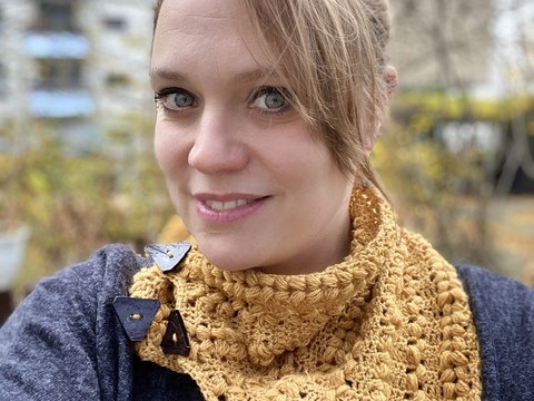 Häkelanleitung - Halsschmeichler "Korn und Ähre"