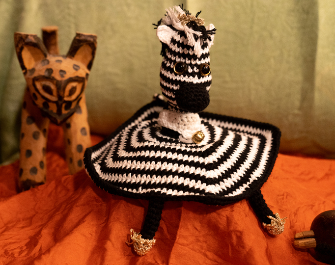 Häkelanleitung Zebra Königin Streifella