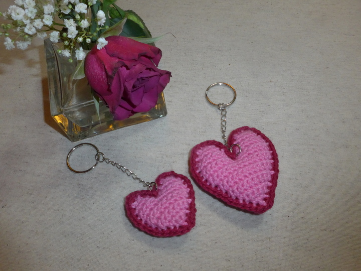 Herziger Schlüsselanhänger