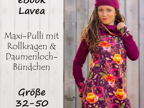 Lavea 32-50 Longpulli Rollkragen Kleid