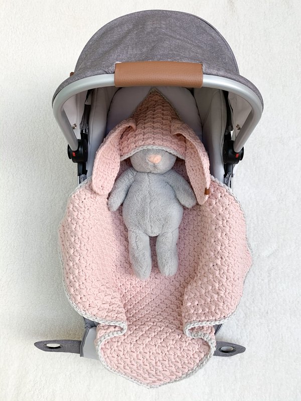 Baby Schlafsack Wickelsack LOU LOU 4in1 H&auml;kelanleitung
