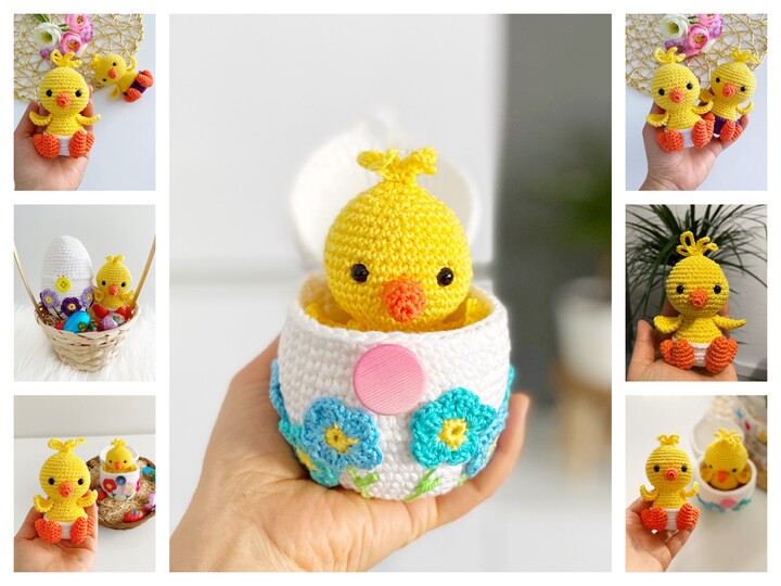 Ü-Ei Küken (Schlüsselanhänger, Taschenbaumler)